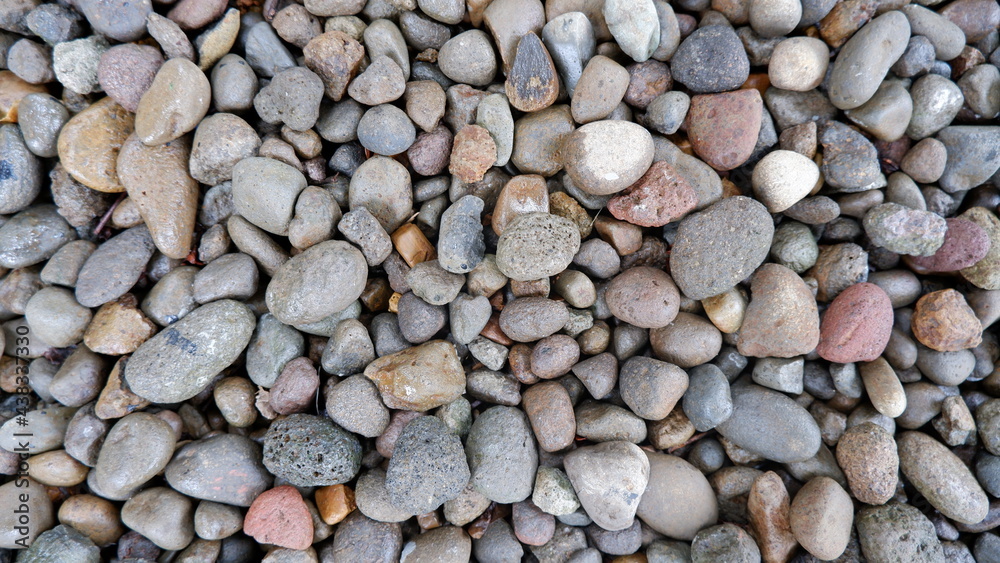 Stones in the yard as an abstract background Stones in the yard as an abstract background