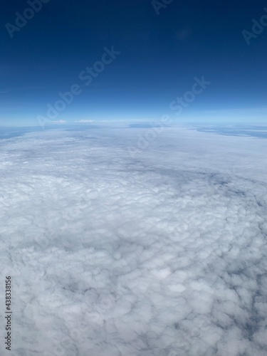 clouds over the sea