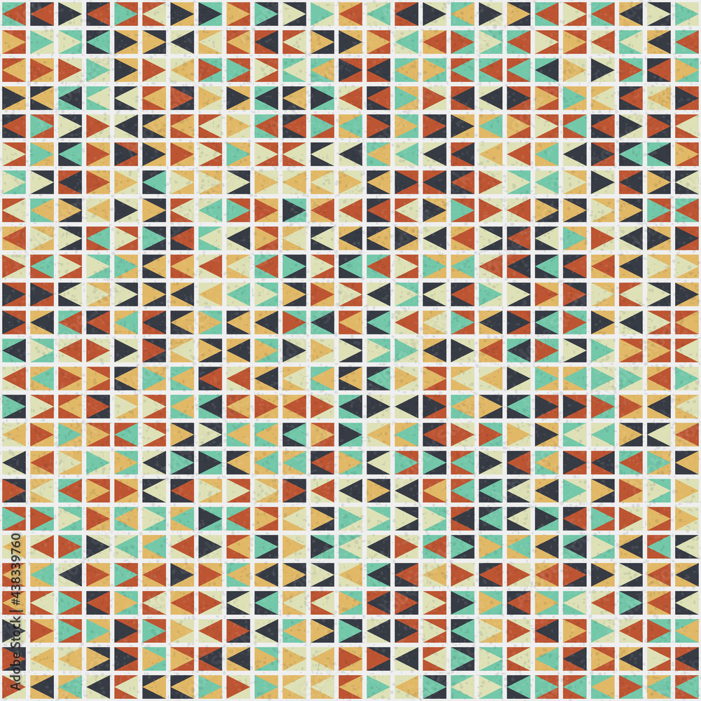 Fototapeta premium Abstract Geometric Pattern generative computational art illustration