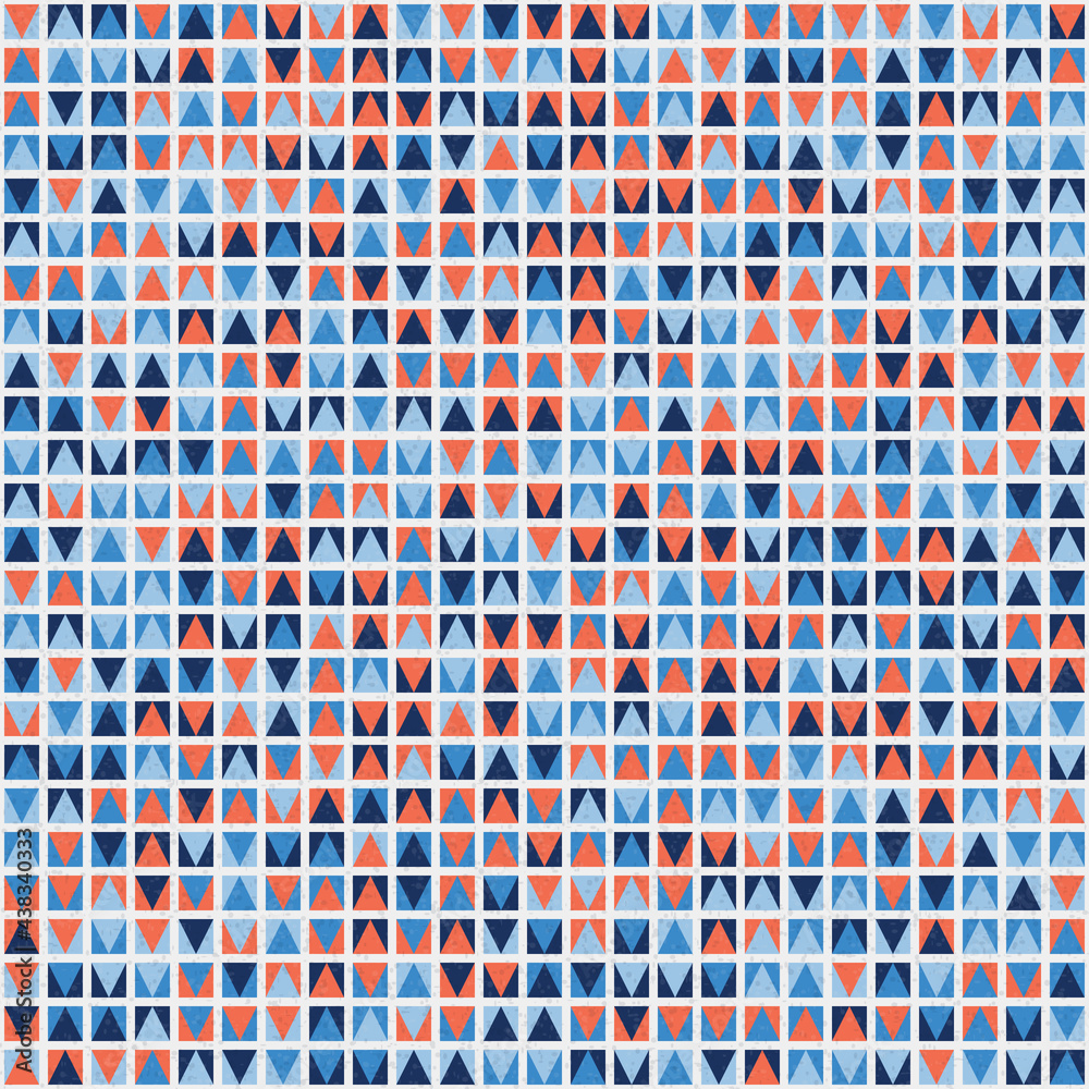 Fototapeta premium Abstract Geometric Pattern generative computational art illustration