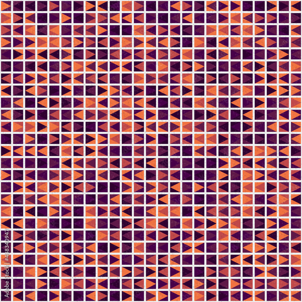 Fototapeta premium Abstract Geometric Pattern generative computational art illustration