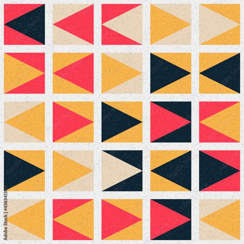 Fototapeta premium Abstract Geometric Pattern generative computational art illustration