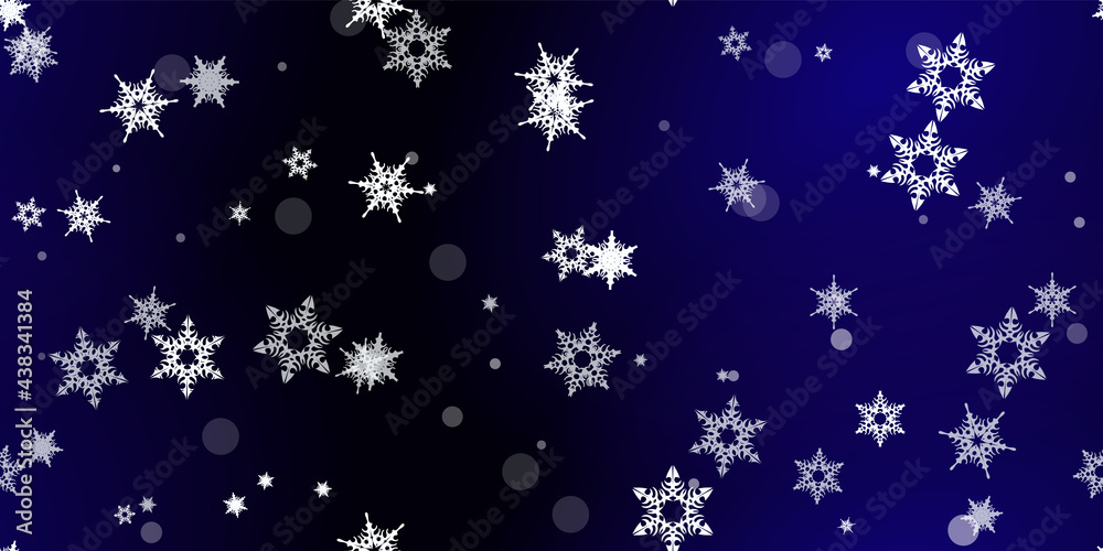 Falling Snowflakes seamless pattern flying snow Falling Snowflakes seamless pattern flying snow
