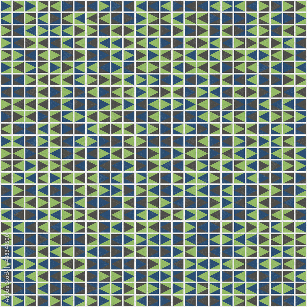 Fototapeta premium Abstract Geometric Pattern generative computational art illustration