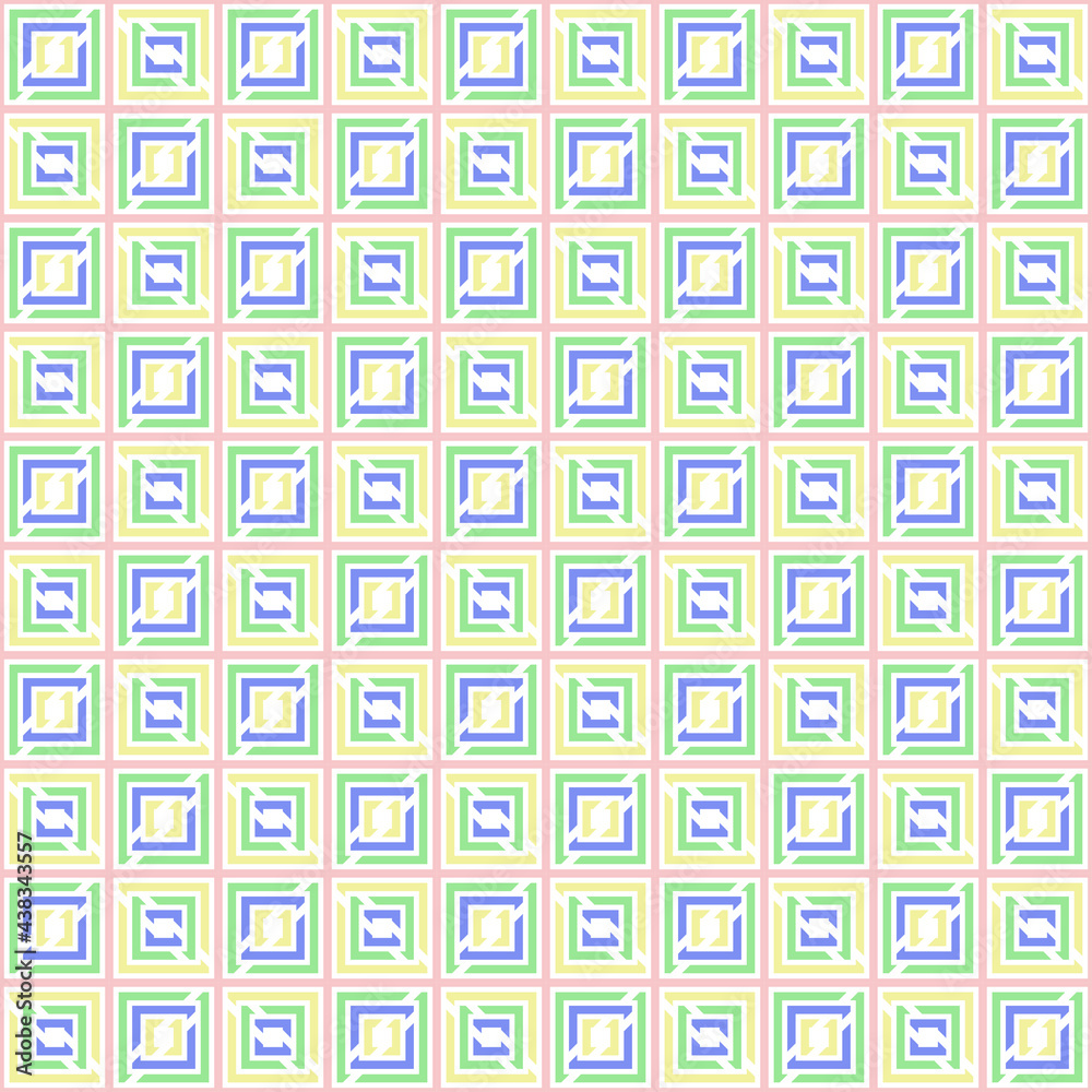 square pastel seamless pattern background vector, best for for wallpaper, home decor, background, paper wrapping square pastel seamless pattern background vector, best for for wallpaper, home decor, background, paper wrapping
