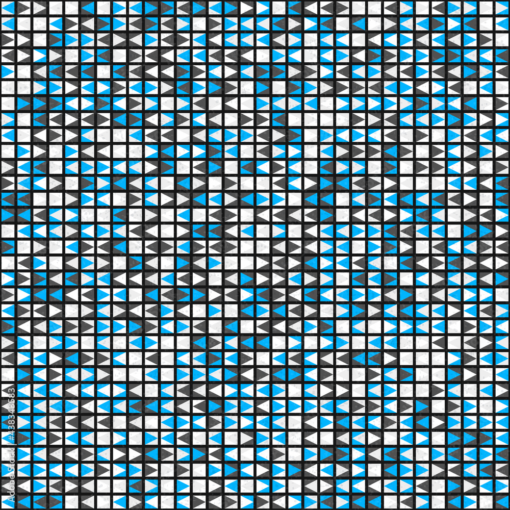 Fototapeta premium Abstract Geometric Pattern generative computational art illustration