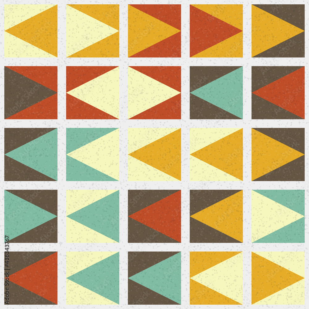 Fototapeta premium Abstract Geometric Pattern generative computational art illustration