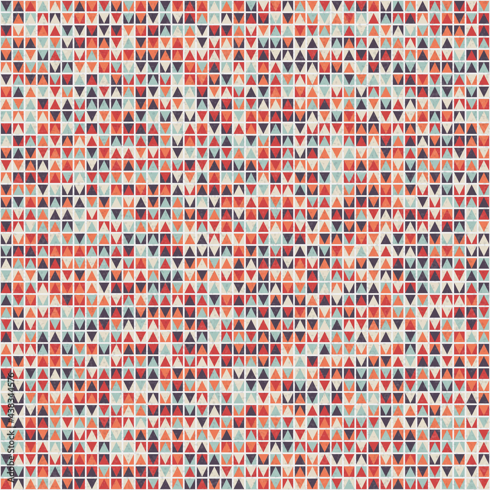 Fototapeta premium Abstract Geometric Pattern generative computational art illustration