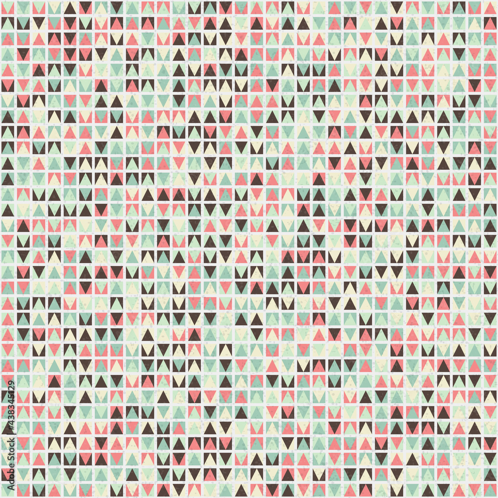 Fototapeta premium Abstract Geometric Pattern generative computational art illustration