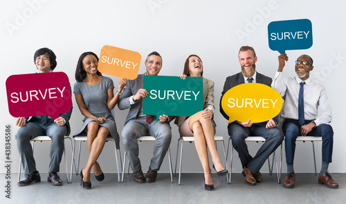 Business survey team