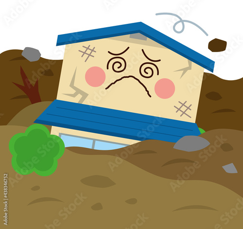 住宅　災害　土砂崩れ