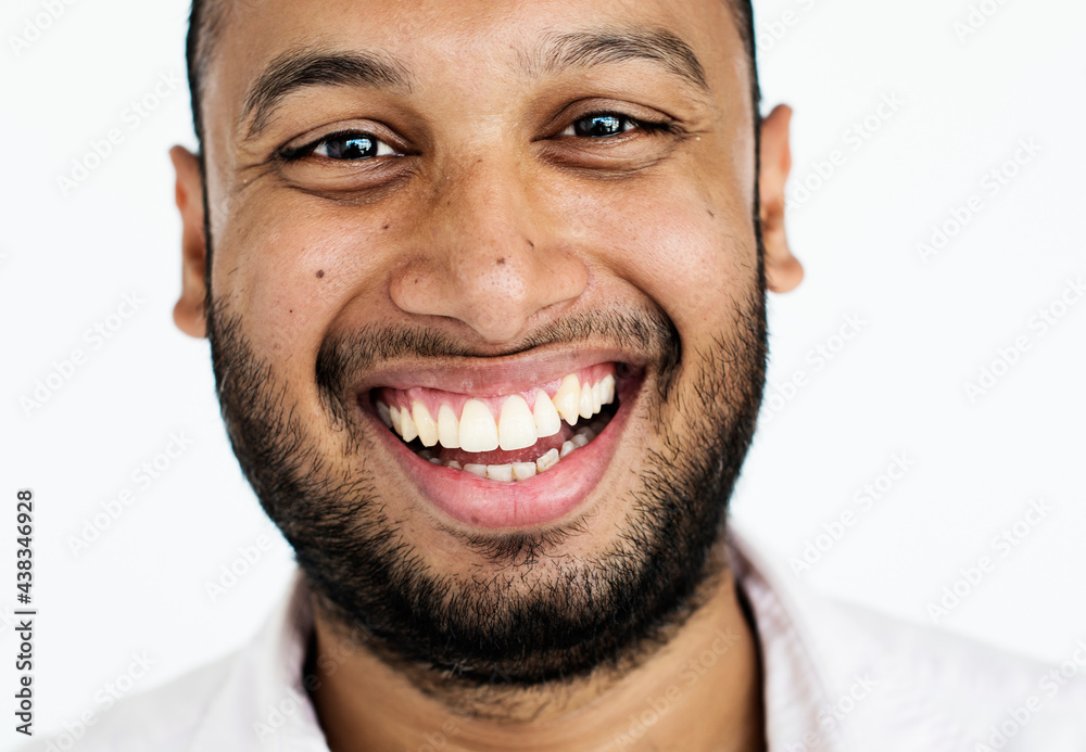 Man Cheerful Studio Portrait Concept Man Cheerful Studio Portrait Concept