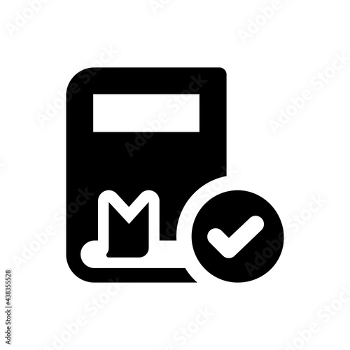 Affordable education icon. Vector EPS file.