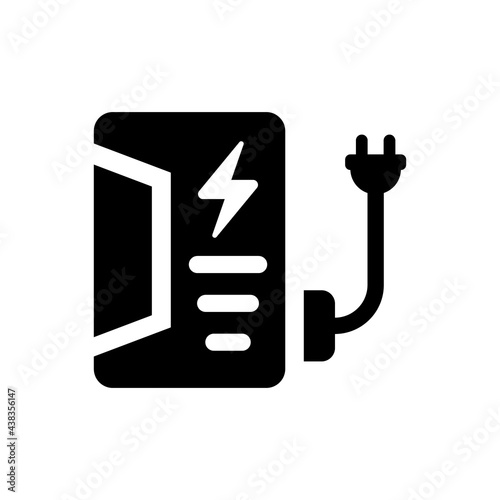 Uninterruptible icon. Vector EPS file. photo