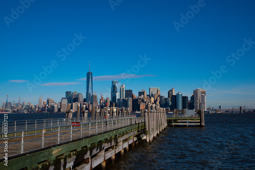Manhattan Skyline from Ellis Island © Marcello
