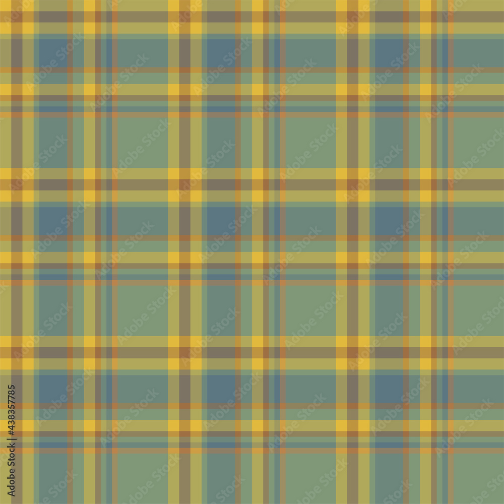 Obraz premium Plaid seamless pattern. Vector background of textile ornament. Flat fabric design.