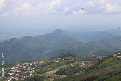 view of the mountains