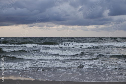 waves on the beach