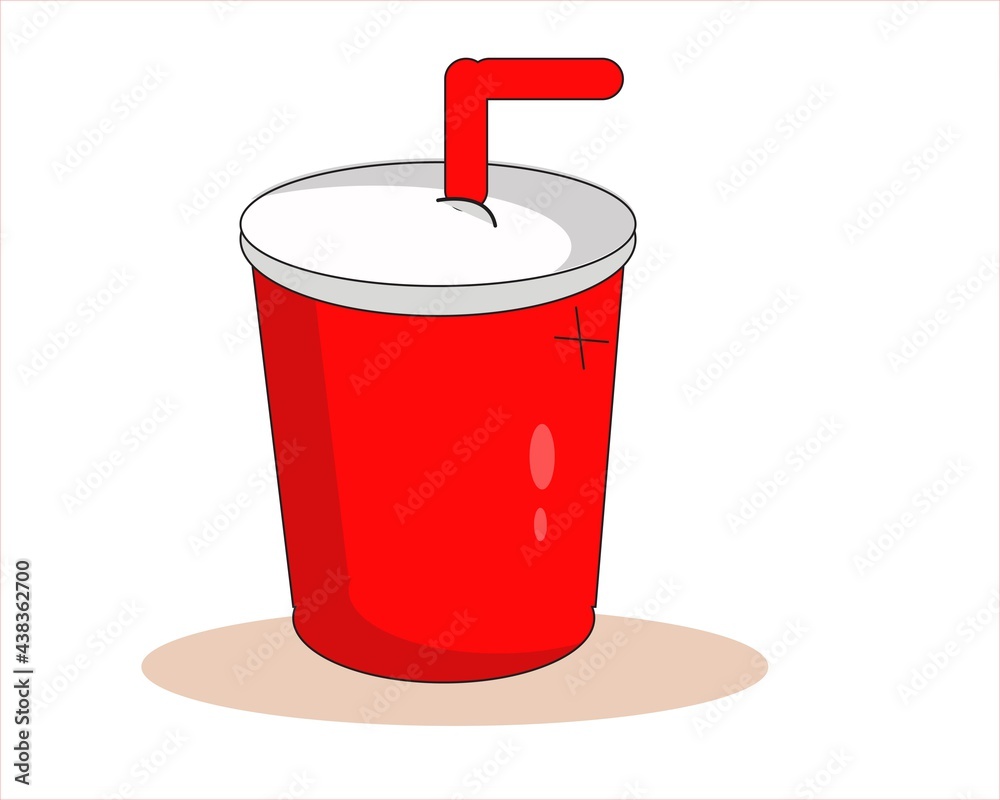 illustration vector graphic of cup drink. Perfect for your beverage product. illustration vector graphic of cup drink. Perfect for your beverage product.