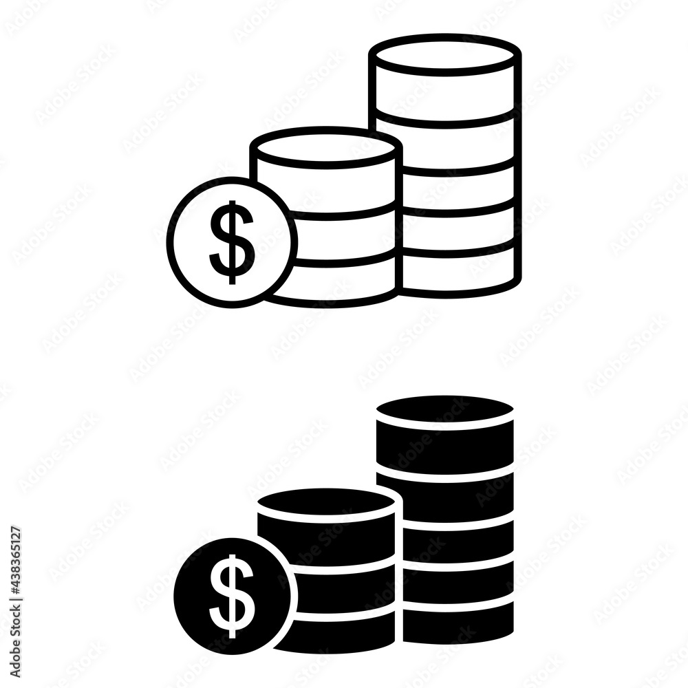 Money icon vector set. finance illustration sign collection wallet symbol or logo. Money icon vector set. finance illustration sign collection wallet symbol or logo.