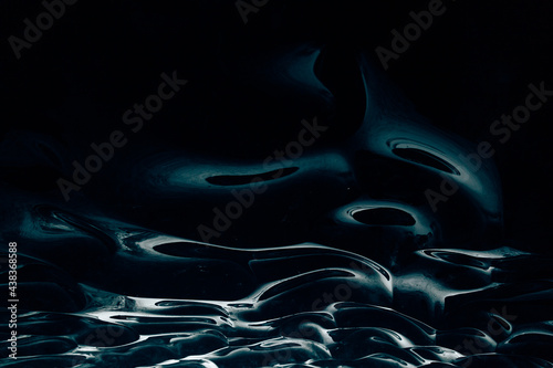 Blue ocean water wave