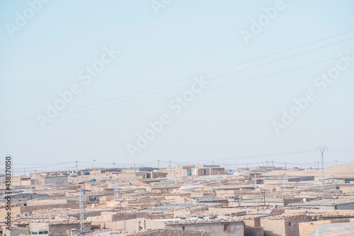 Village in the middle of the Sahara desert