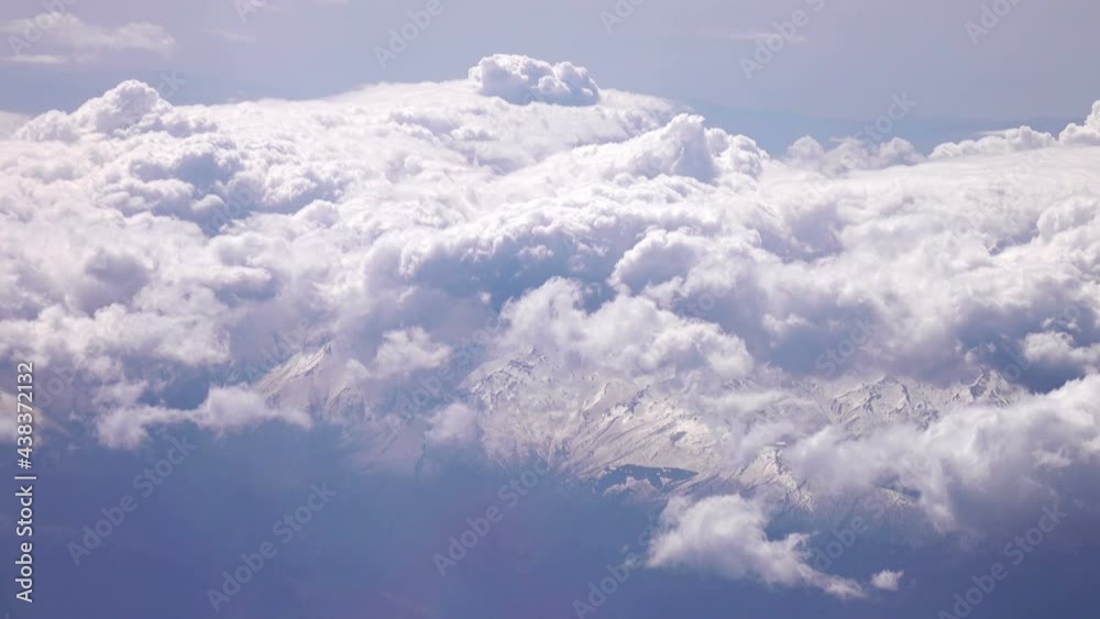 Aerial view above the mountain pyrenes range in 4k Aerial view above the mountain pyrenes range in 4k