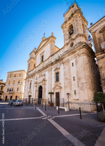 Cathedral of Santa Maria La Nova in Caltanissetta  Sicily  Italy  Europe