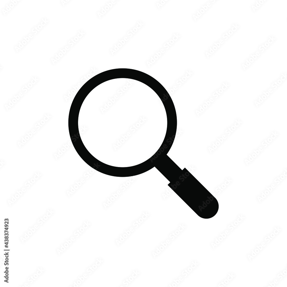 Magnifying glass icon vector graphic illustration Magnifying glass icon vector graphic illustration