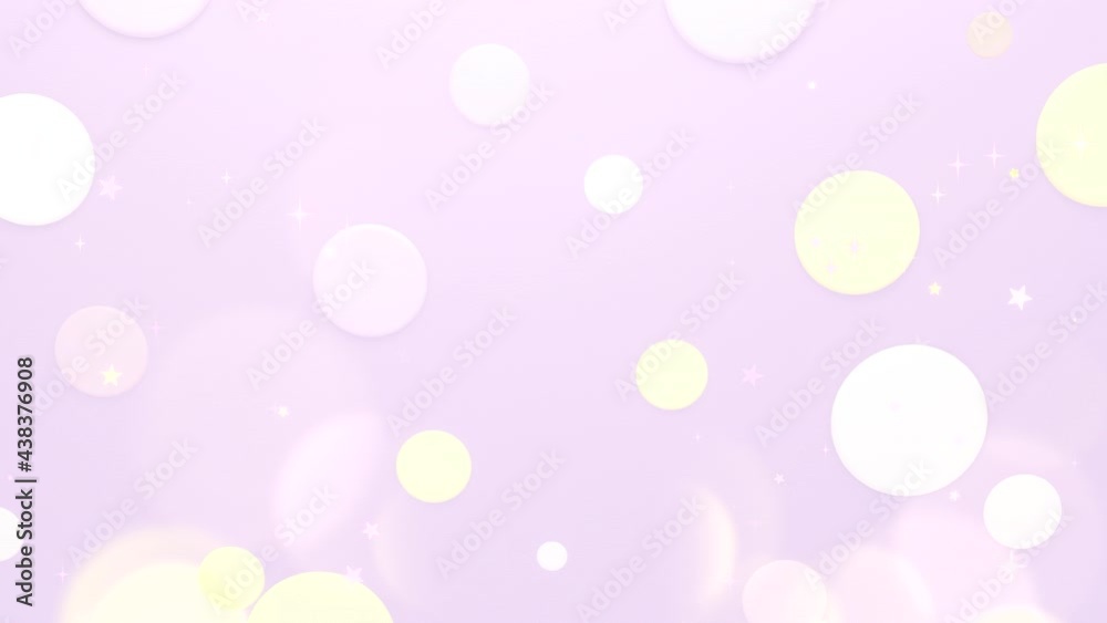 Looped soft pastel purple circles pattern with glowing lights and magic sparkles animation. Looped soft pastel purple circles pattern with glowing lights and magic sparkles animation.