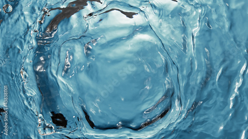 Blue water surface backgrou...