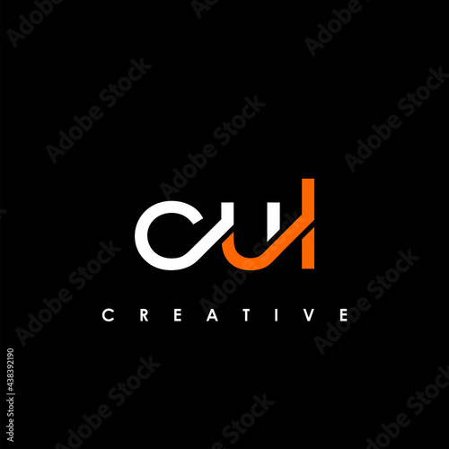 CUL Letter Initial Logo Design Template Vector Illustration