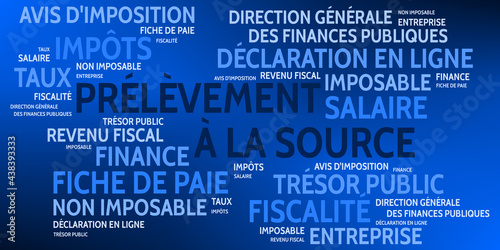 Nuage de Mots Prélèvement à la Source v9
