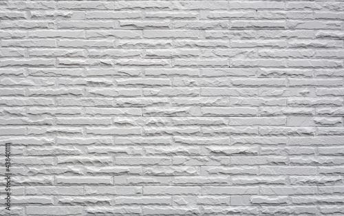 White brickwall texture background with copy space