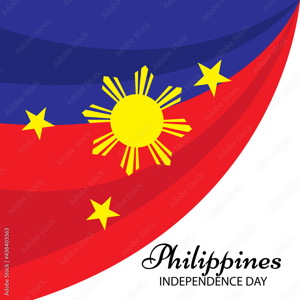 Vector illustration of a Background for Philippines Independence Day.