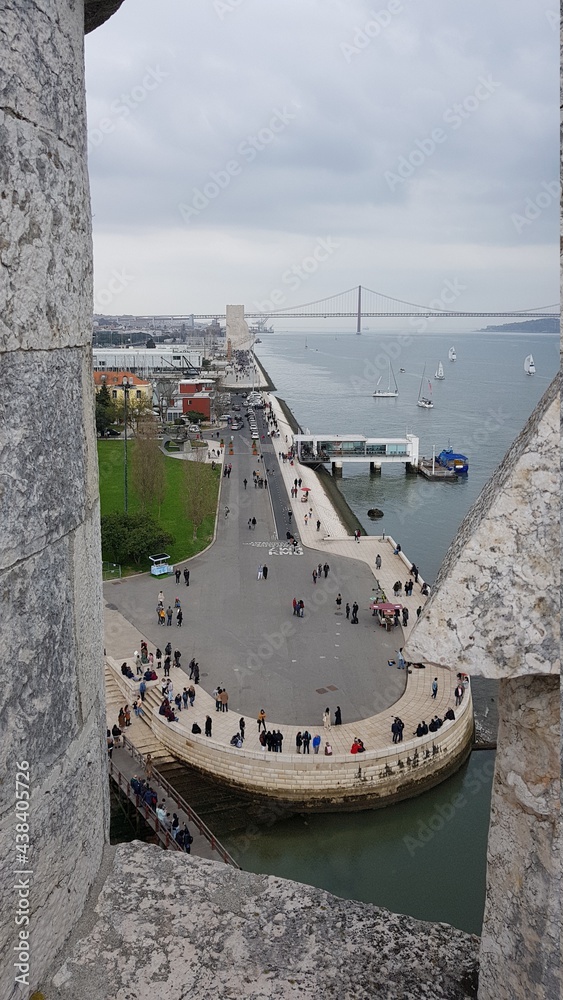 Fototapeta premium Views from Torre de Belém in Lisbon