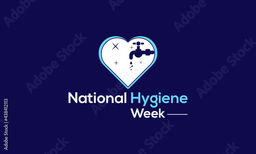 National Hygiene Week Awareness Concept Observed on Every July. Hygiene Week Template for background, Banner, Poster, Card Awareness Campaign.