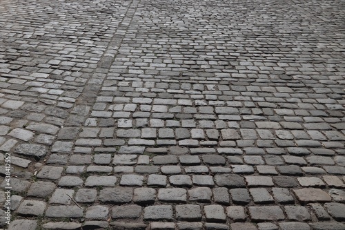 Cobblestone street, Nuremberg stone pavement
