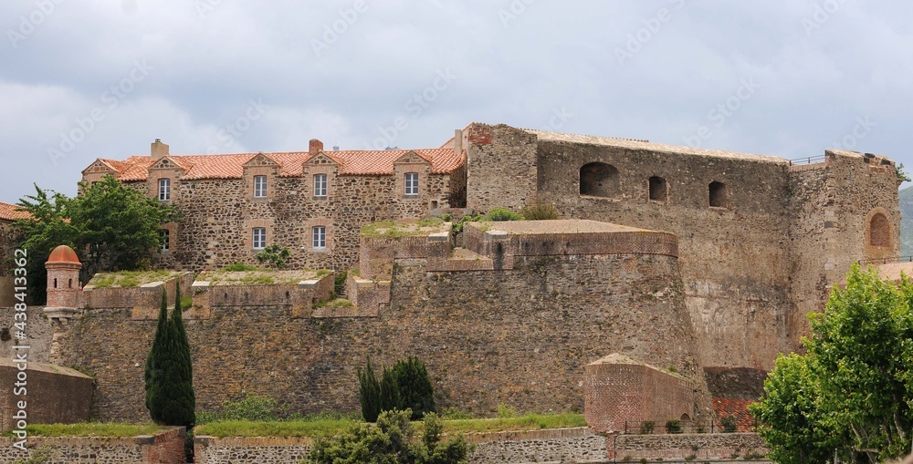 Château royal de Collioure dans les Pyrénées-Orientales France