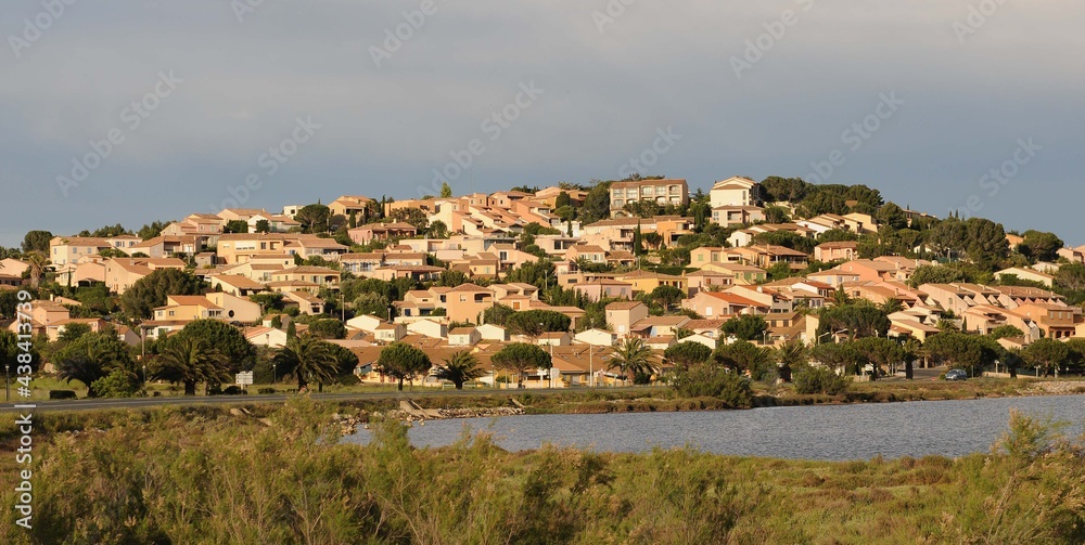 Ville de Leucate dans l'Aude en région Occitanie France