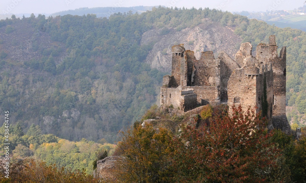Château fort de Blot-le-Rocher, dit Château Rocher Auvergne-Rhône-Alpes Puy-de-Dôme Saint-Rémy-de-Blot France
