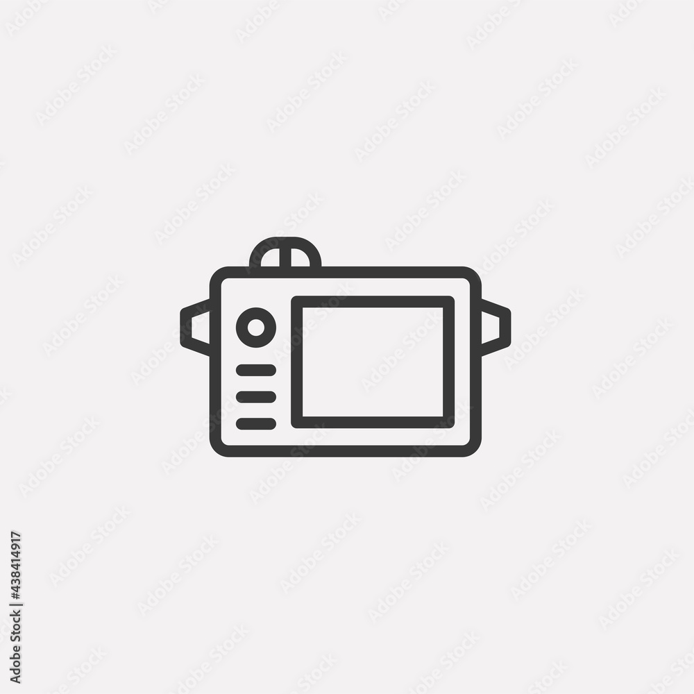 Digital camera icon isolated on background. Photography symbol modern, simple, vector, icon for website design, mobile app, ui. Vector Illustration Digital camera icon isolated on background. Photography symbol modern, simple, vector, icon for website design, mobile app, ui. Vector Illustration