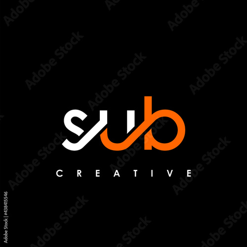 SUB Letter Initial Logo Design Template Vector Illustration