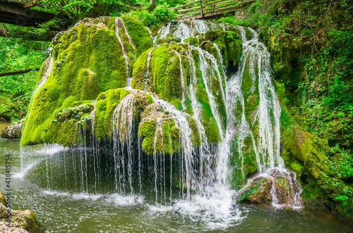 Bigar waterfall on Minis River  Romania. One of the most beautiful waterfalls in the world.