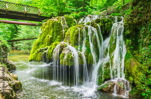 Bigar waterfall on Minis River, Romania. One of the most beautiful waterfalls in the world.