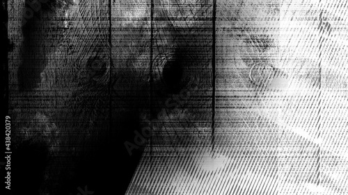 Dirty grunge abstract background, black and white halftone empty blank backdrop 