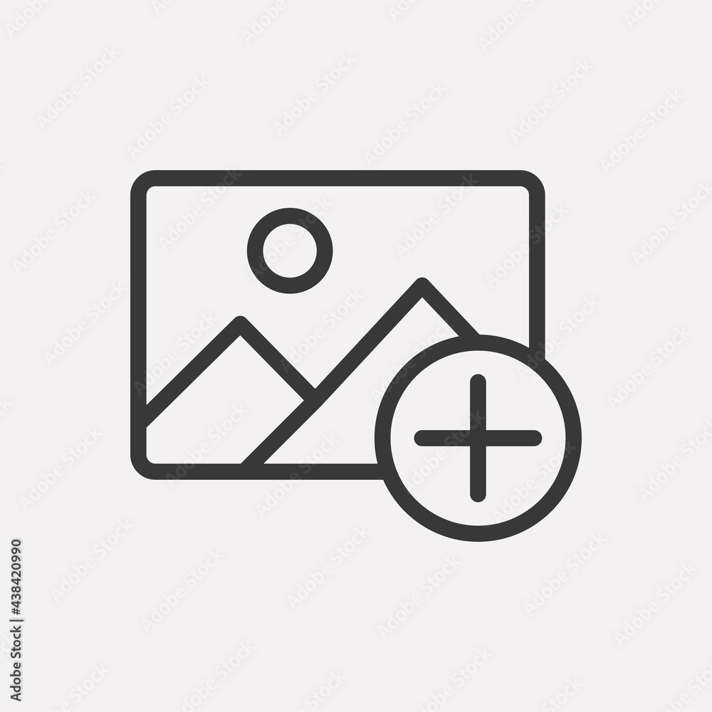 Picture icon isolated on background. Gallery symbol modern, simple, vector, icon for website design, mobile app, ui. Vector Illustration Picture icon isolated on background. Gallery symbol modern, simple, vector, icon for website design, mobile app, ui. Vector Illustration