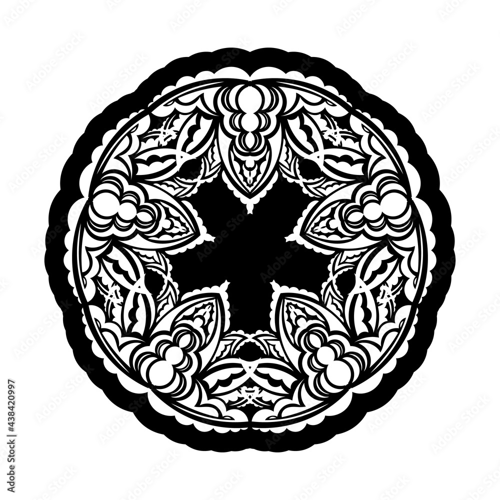 Mandala Ornaments in the shape of a flower. Good for logos, prints and cards. Isolated on white background. Vector illustration Mandala Ornaments in the shape of a flower. Good for logos, prints and cards. Isolated on white background. Vector illustration