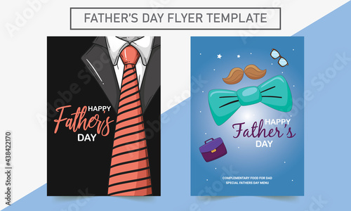 Happy Father’s Day greeting cards template set. special offer. Father's Day Banner, Flyers, Marketing, Greeting Cards, Vector illustration.