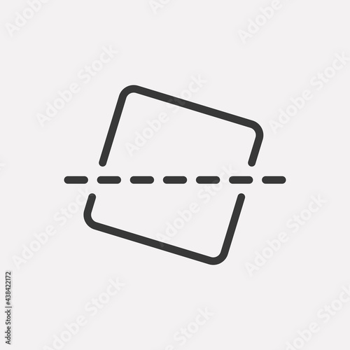 Rotate icon isolated on background. Photography symbol modern, simple, vector, icon for website design, mobile app, ui. Vector Illustration